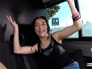 donks BUS - super-fucking-hot rigid ass fucking in the van with German first-timer